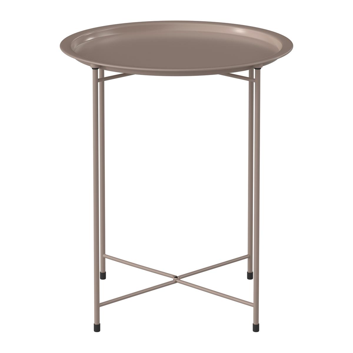 Gartenbeistelltisch Stella - Grau, MODERN, Metall (46/52/46cm) - Luca Bessoni