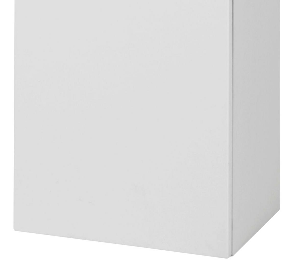 Hochschrank mit Türdämpfer Siena 40cm Weiß/Anthrazit - Anthrazit/Weiß, MODERN, Holzwerkstoff (40/154/27cm) - Held