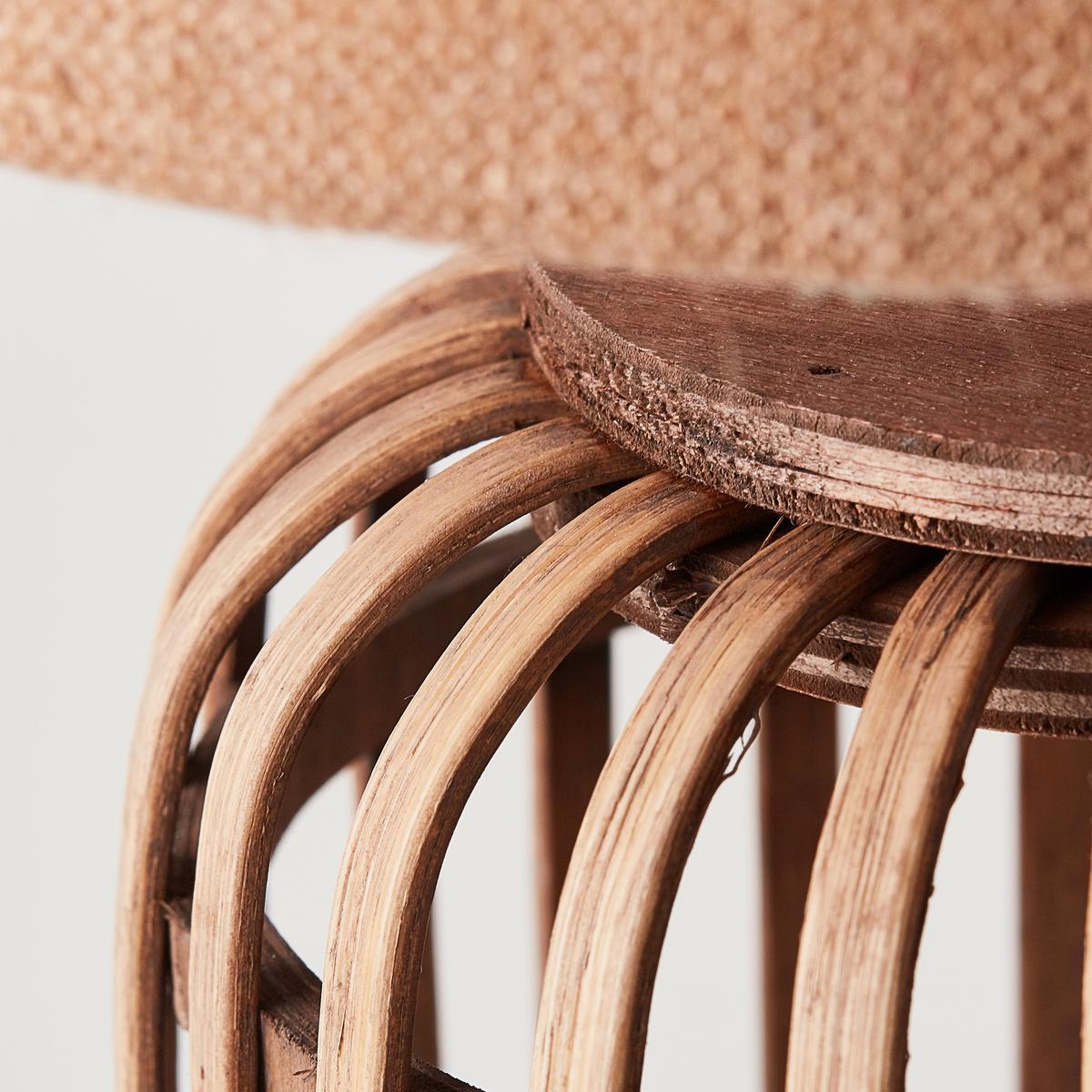 Tischleuchte 93148/09 Woodrow - Naturfarben, Natur, Holz/Textil (24/42,5cm) - Brilliant