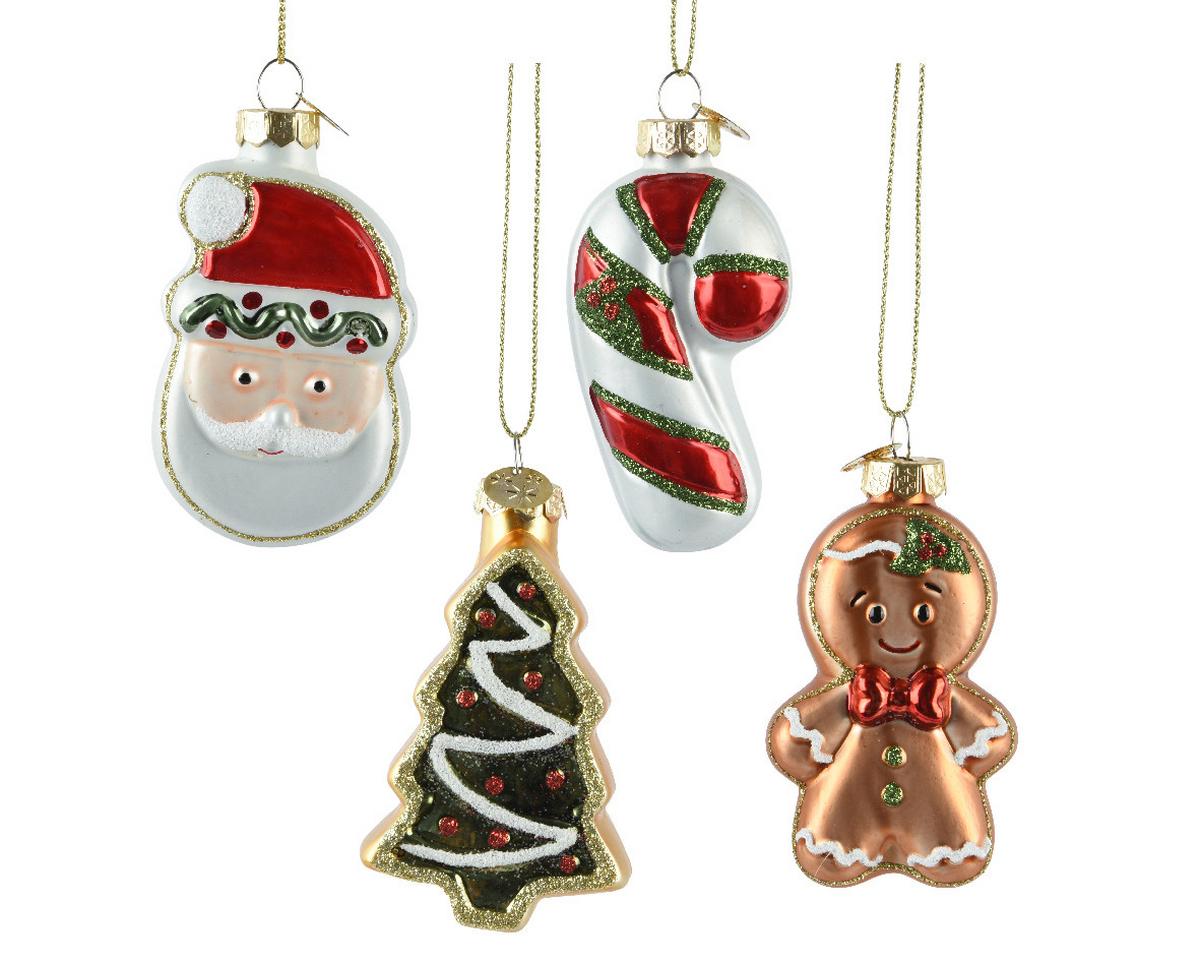 Vianočná guľa CHRIS - Basics, sklo (4,80/2,70/8,00cm)