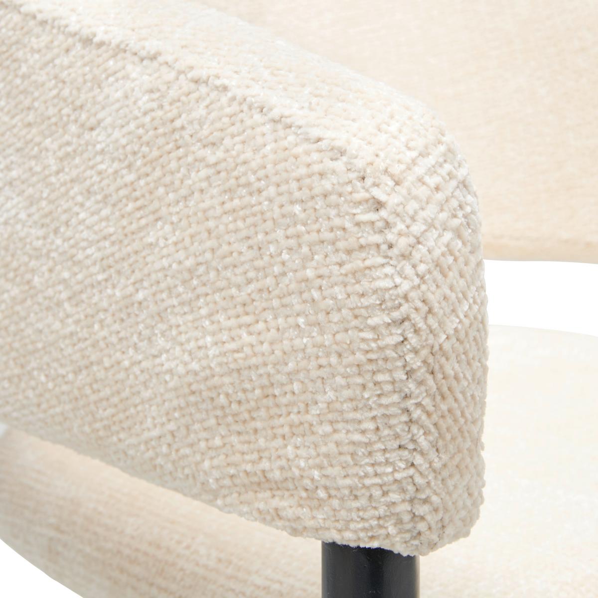 Armlehnstuhl-Set Juliana - Beige/Schwarz, LIFESTYLE, Holz/Textil (50/82/59cm) - MID.YOU