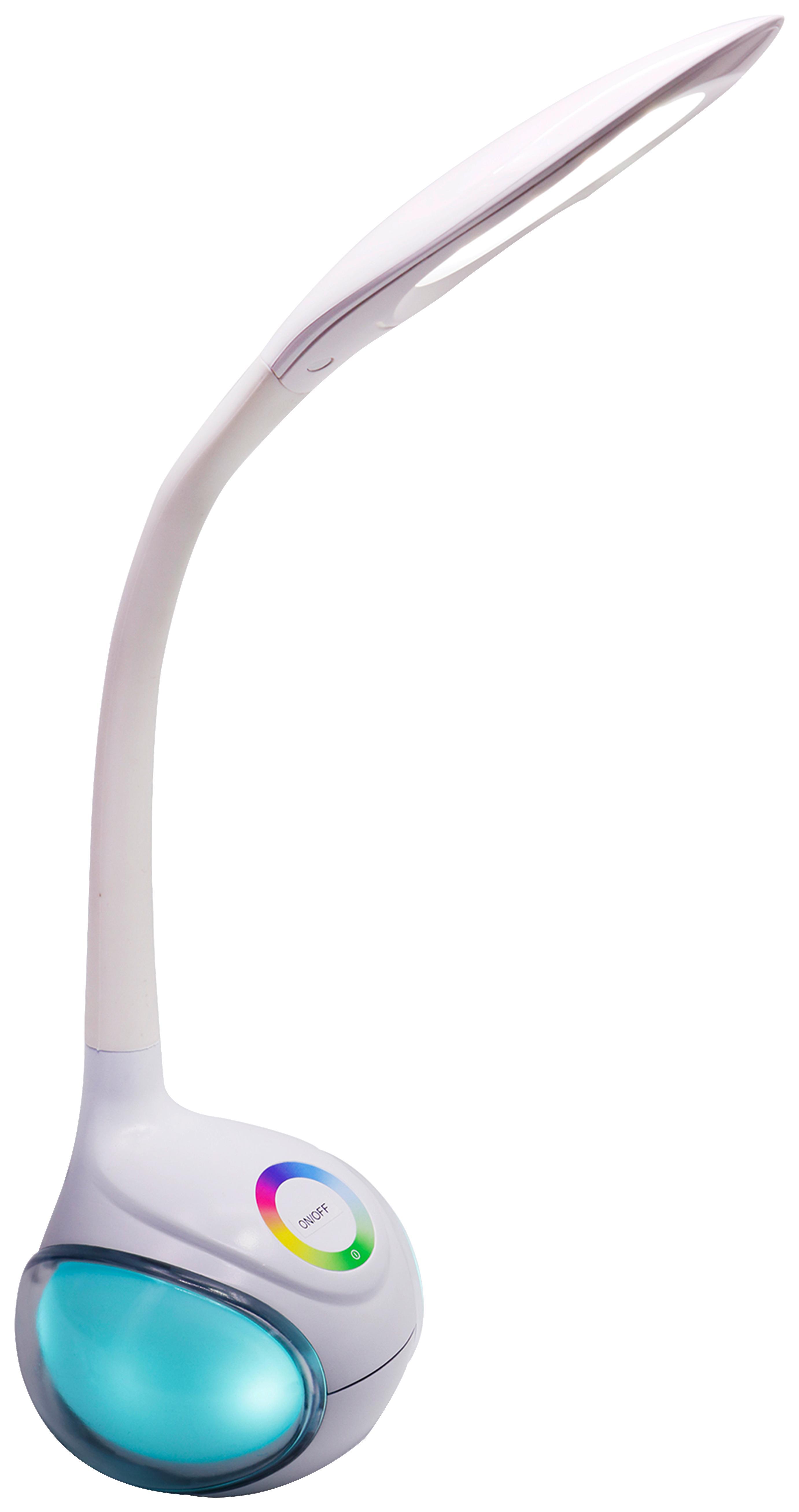 Asztali Lámpa Sonja - Fehér, Basics, Műanyag (13.5/11.5/52.5cm) - Luca Bessoni