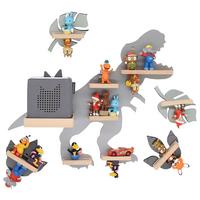 Kinderregal Boarti Grau B: 52 Cm - Grau, MODERN, Holzwerkstoff (52/44/19cm) - MID.YOU