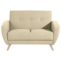 2-sitzer-sofa Jerry Beige - Beige/Naturfarben, Design, Textil (136/85/82cm) - Max Winzer