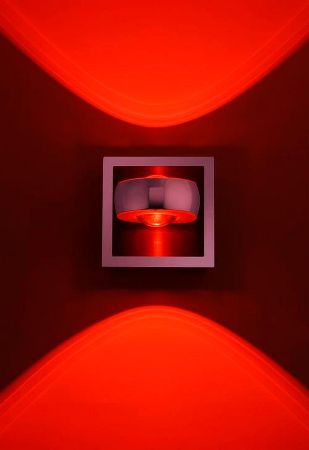 Led-wandleuchte 12471-55 Lolasmart-Opti - Silberfarben, Design, Kunststoff/Metall (12/12/14cm)
