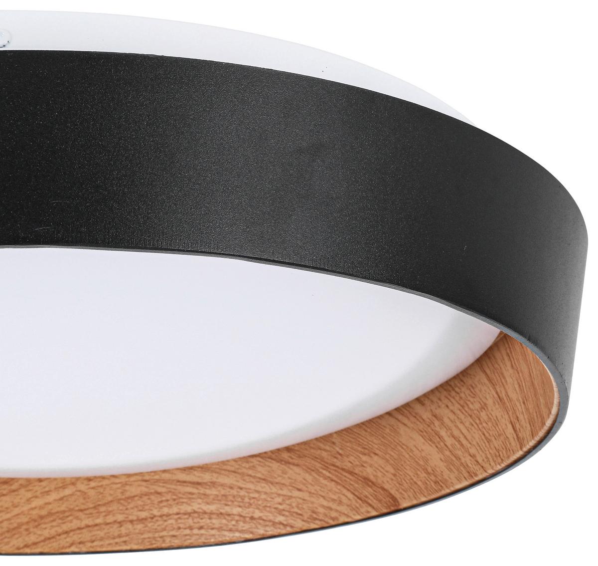 STROPNÉ LED SVIETIDLO LIA - biela, Konventionell, kov/drevo (39/7cm) - Mömax