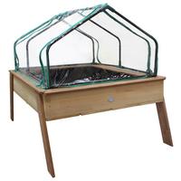 Hochbeet A031.034.00 - Braun, KONVENTIONELL, Holz (93,5/99,8/110cm) - Ambia Garden