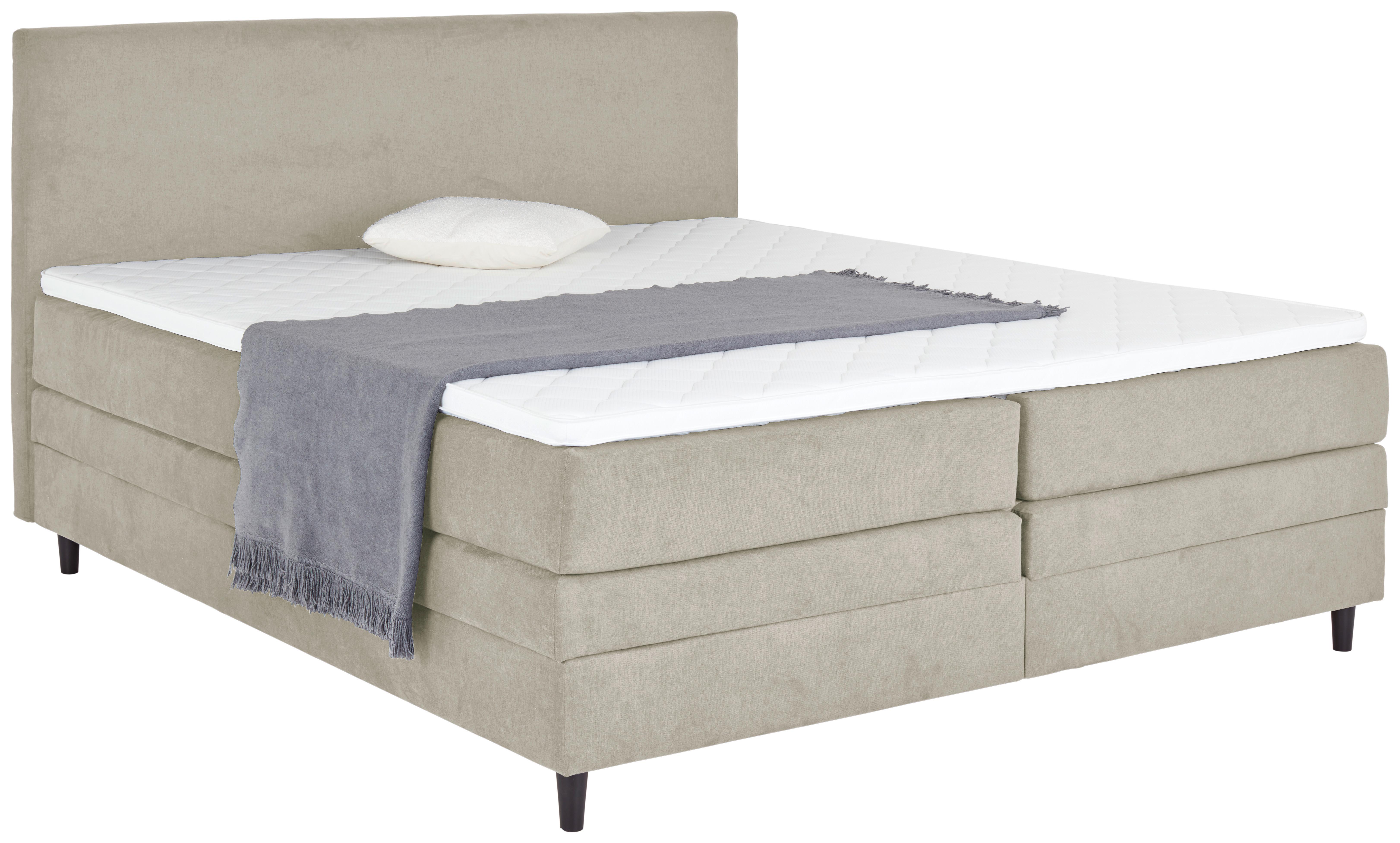 Boxspringbett mit Topper & Bettkasten 160x200 Kleopatra