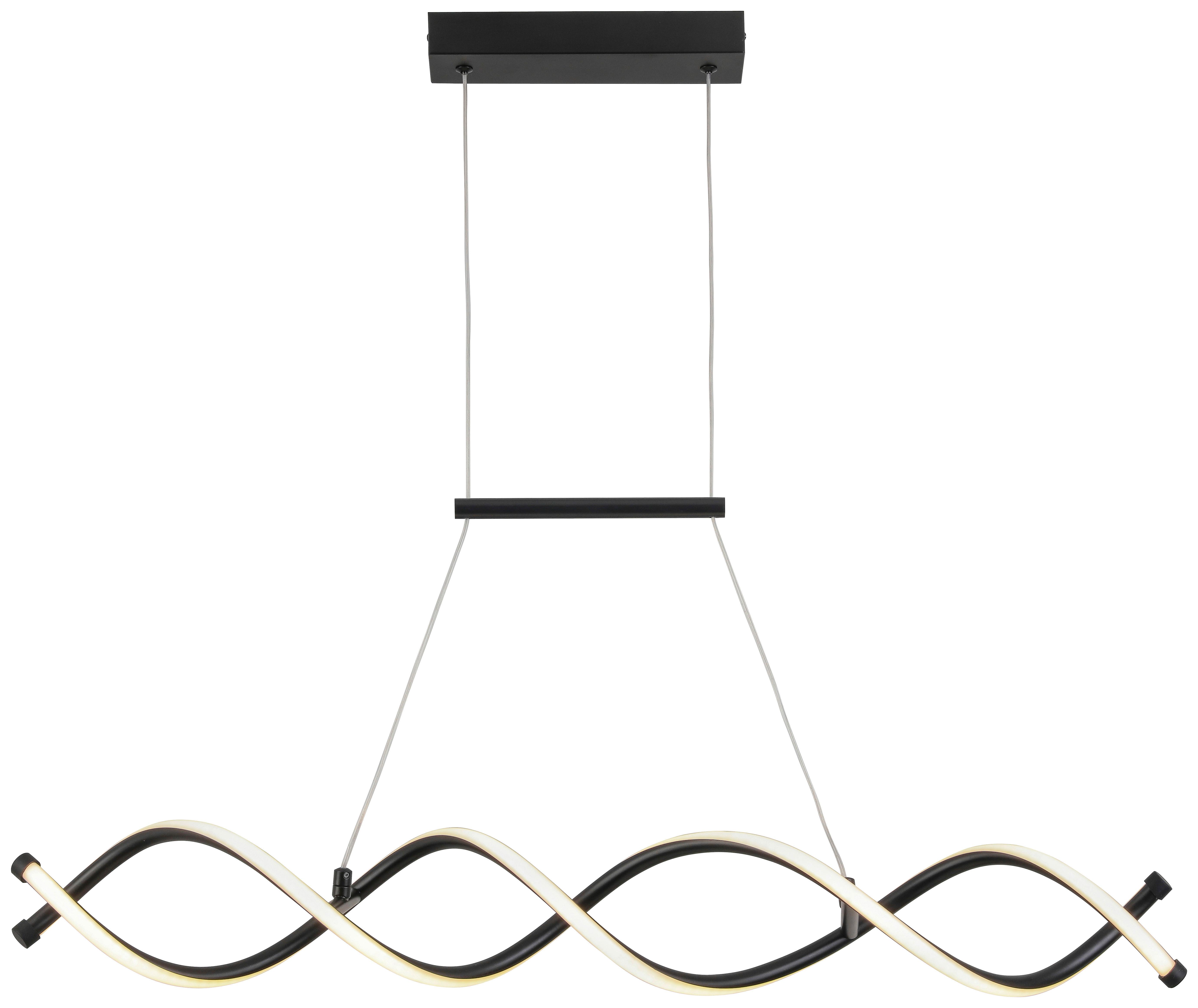 ZÁVĚSNÉ LED SVÍTIDLO MIMI - černá, Moderní, kov/plast (88/13/120cm) - Mömax