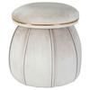 Hocker Corin 125 Goldfarben/Taupe D: 51,5 cm - Taupe/Goldfarben, Design, Textil (51,5cm) - Kayoom