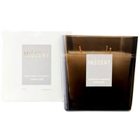 Svíčka ve skle Masculine Elegance, 70h. - šedá/bílá, Design, sklo (12/12/12cm) - Inscent