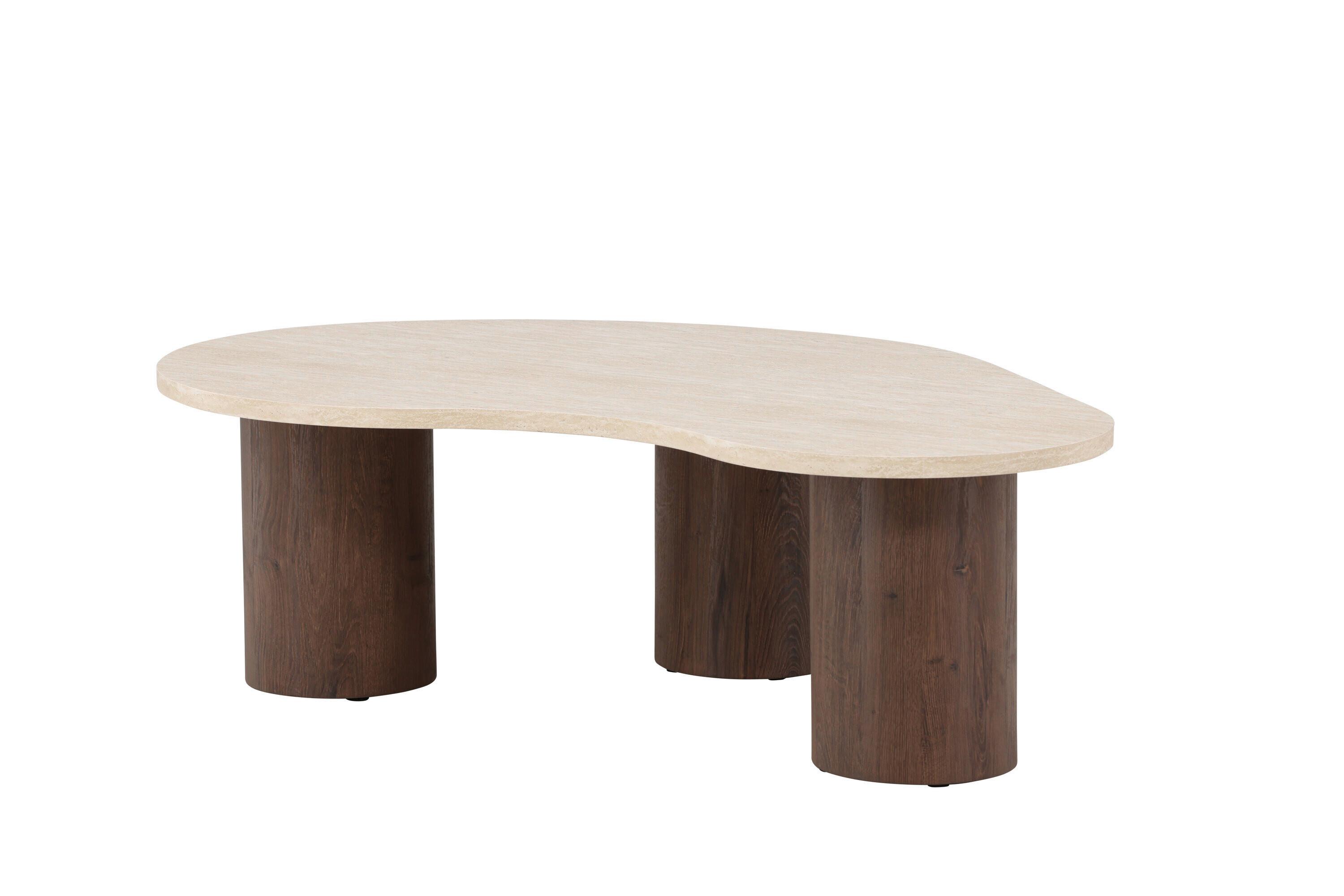 COUCHTISCH Megg Beige/Mokka L: 130cm - Beige/Mokka, MODERN, Holz (130/78/40cm) - Livetastic