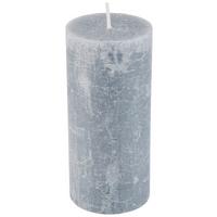 Stumpenkerze Saphira Dunkelgrau D/H: 6,8/15 cm - Dunkelgrau, Basics (6,8/15cm) - Ondega