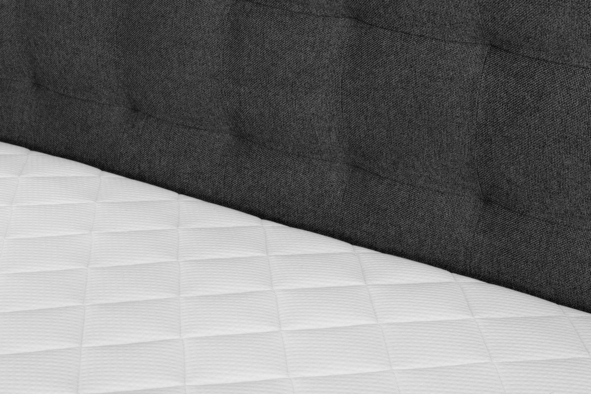Boxspringbett  Mit Stauraum 180x200 Cm  Sorento - Anthrazit/Schwarz, MODERN, Textil (180/200cm) - Livetastic