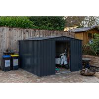 Gerätehaus Ohne Boden 308x202x309 Cm - Anthrazit, Basics, Metall (308/202/309cm)