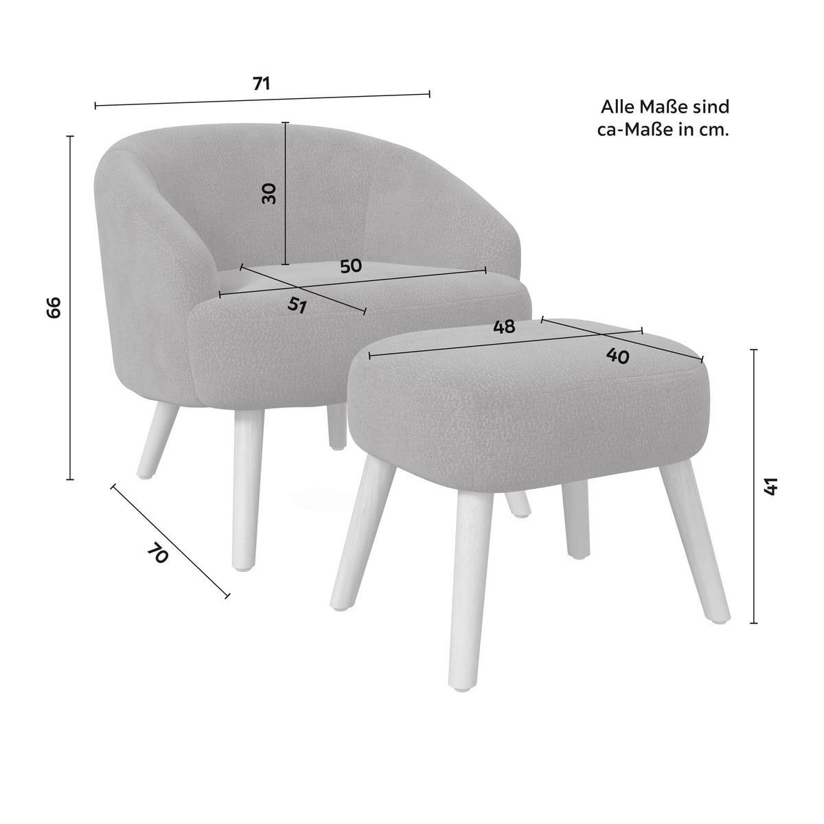 Relaxační křeslo SONJA, černá žinylka, max.140 kg - černá/přírodní barvy, Moderní, dřevo/textil (71/66/70cm) - Bessagi Home