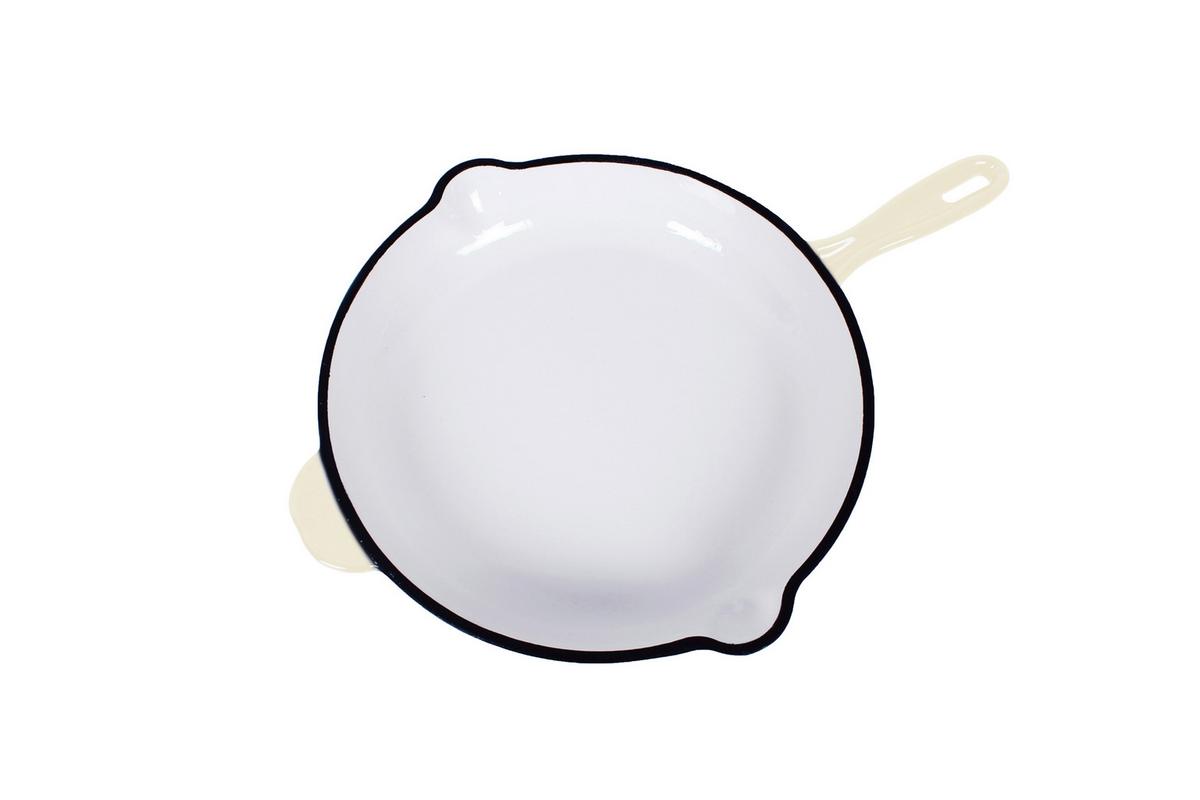 Bratpfanne Ew-Ge-1401c - Creme, Basics, Metall (42,5/27/4,5cm) - Echtwerk