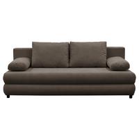 Schlafsofa Mela Grau B: 206cm - Schwarz/Grau, Design, Textil (206/87/88cm) - P & B