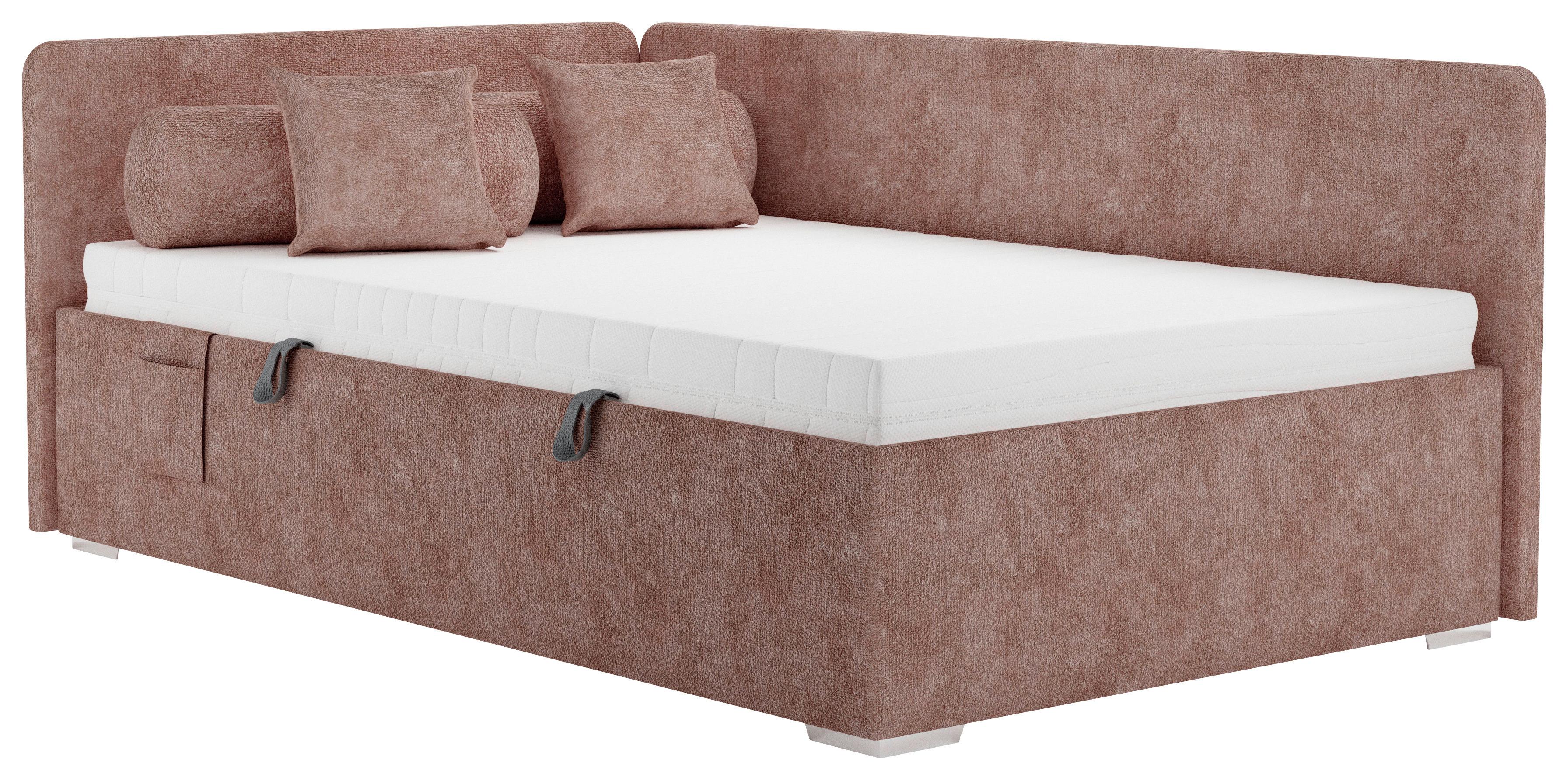 Kissenrolle Remi - Aprikose, MODERN, Textil (22/70cm)