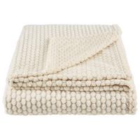 Kuscheldecke Belinda Beige 130x170 cm - Beige, ROMANTIK / LANDHAUS, Textil (130/170cm) - James Wood