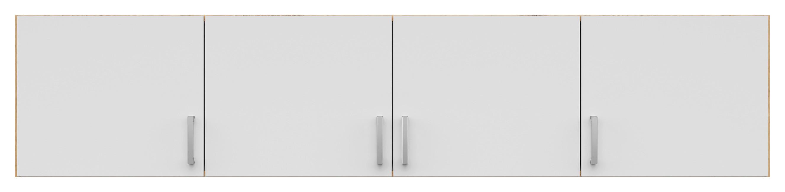 Aufsatzschrank B: 181 Cm Brando, Eiche Dekor/weiß
