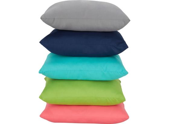 Polštář Ozdobný Maxi -eö- - šedá/modrá, textil (40/40cm) - Mömax modern living Polštář Ozdobný Maxi -eö- - šedá/modrá, textil (40/40cm) - Mömax modern living