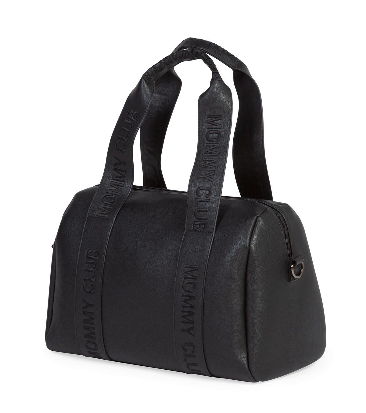Wickeltasche Mommy Club Schwarz, Lederoptik, B: 38 Cm - Schwarz, KONVENTIONELL, Kunststoff (38/21/27cm) - Childhome