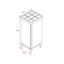 Skrinka Rico - prírodné farby/biela, Moderný, drevo (32/30,5/77cm) - Modern Living Skrinka Rico - prírodné farby/biela, Moderný, drevo (32/30,5/77cm) - Modern Living
