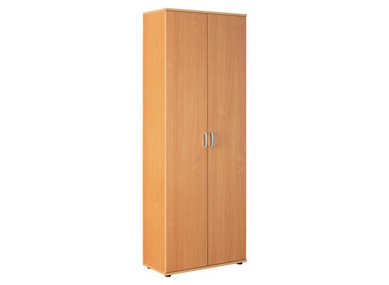 Mehrzweckschrank Vetra B: 70 cm Weiss - Buchefarben/Schwarz, Basics, Holzwerkstoff (70/189/34cm) - Livetastic Mehrzweckschrank Vetra B: 70 cm Weiss - Buchefarben/Schwarz, Basics, Holzwerkstoff (70/189/34cm) - Livetastic