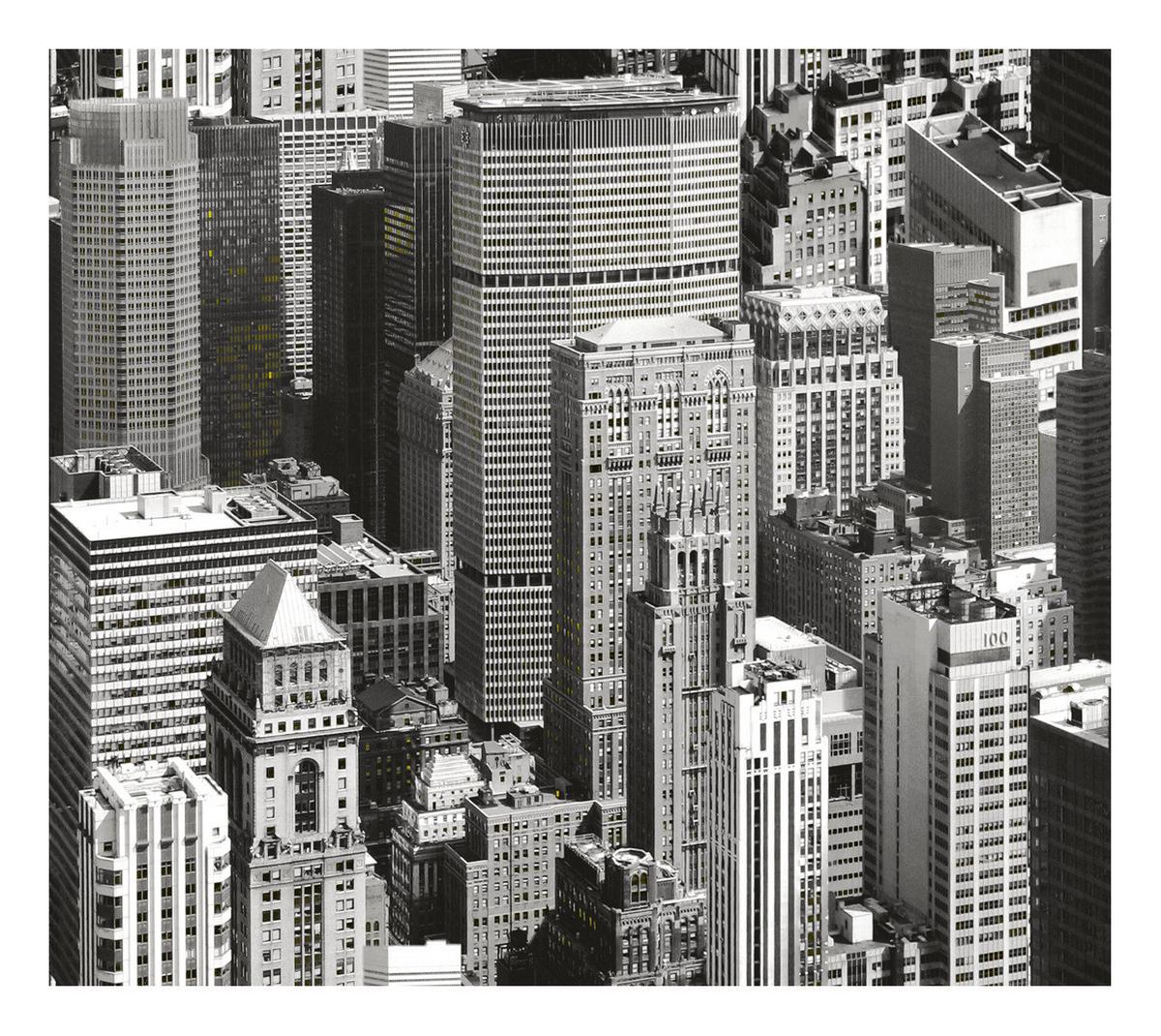 Klebefolie Stadtoptik Grau Basic-Line 45x150 cm - Grau, Kunststoff (45/150cm)