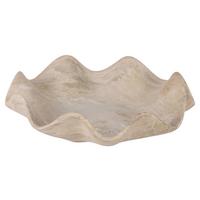 Dekorační  miska LUZIA - béžová, keramika (34/9cm) - Mömax