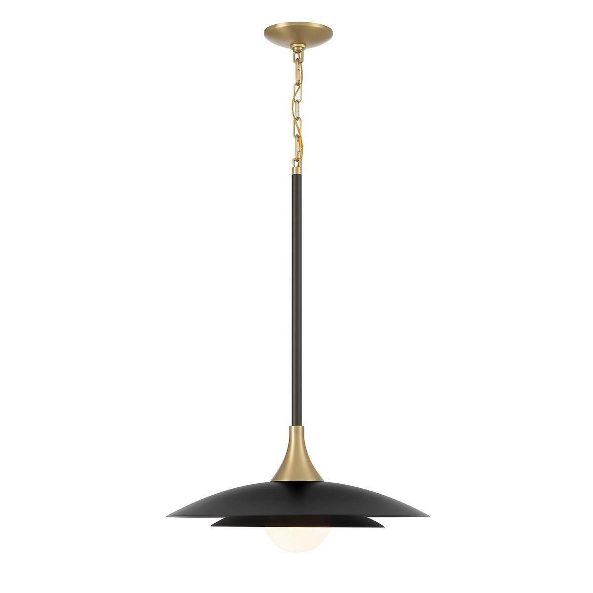 Led Függeszték Qn-Welsh-P-Bk - többszínű, Konventionell, üveg/fém (46/75cm) - Elstead Lighting