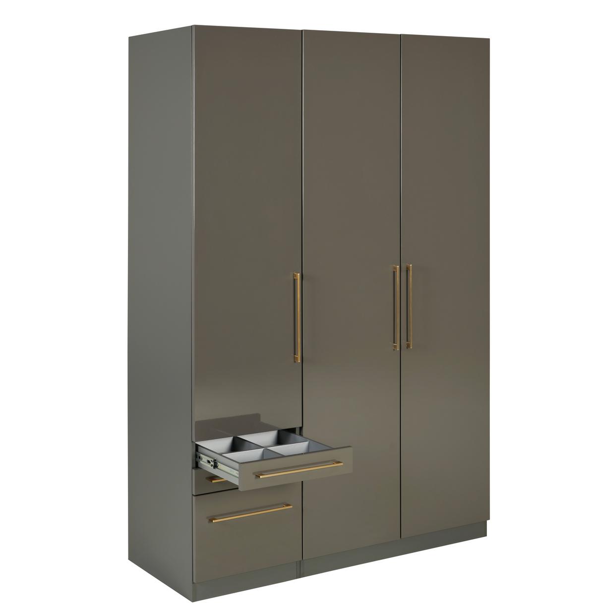 Kleiderschrank Unit 3trg. Normalhöhe - KONVENTIONELL (137/210/58,3cm) - Ondega