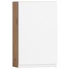 Hängeschrank Varese B: 40 cm Weiß/Wotaneiche Dekor - Eiche Wotan/Weiß, MODERN, Holzwerkstoff (40/64/20cm) - Held
