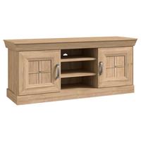 TV DIEL CANNES - sivá/farba duba, Romantik / Landhaus, kov/kompozitné drevo (143/62/47cm)