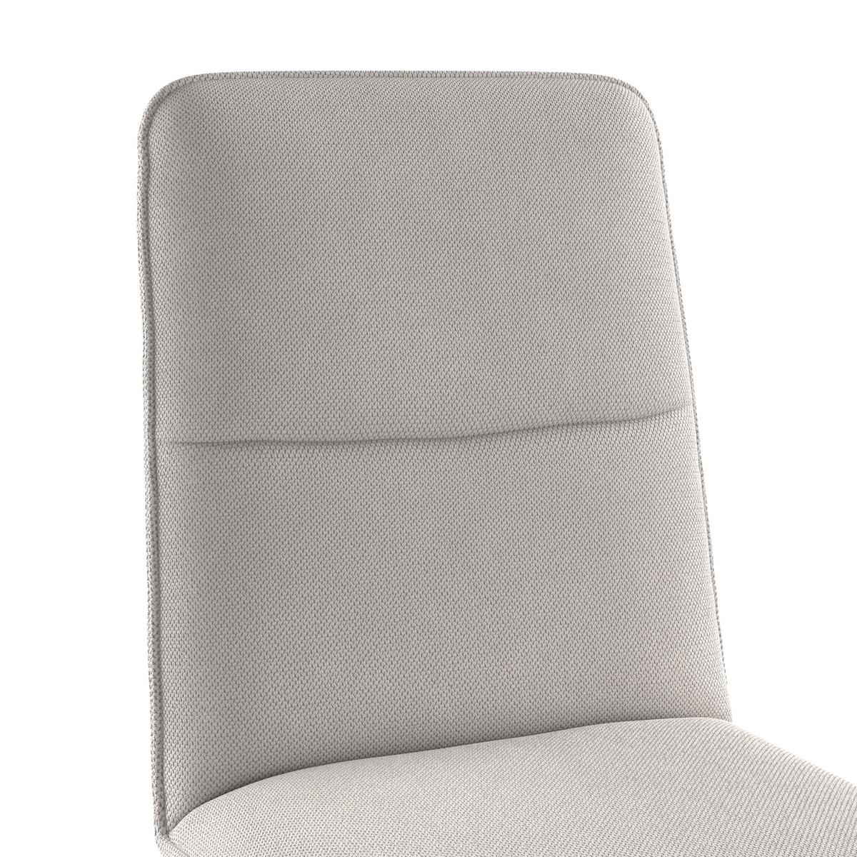 Vierfußstuhl Beluna Ii Webstoff Weiß, B: 47cm - Eichefarben/Weiß, KONVENTIONELL, Holz/Textil (47/91/44cm) - James Wood