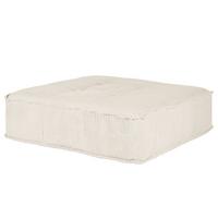 Sitzkissen Cordy, Wollweiß B: 128 cm - Weiß, MODERN, Textil (128/40/128cm) - Trendmanufaktur