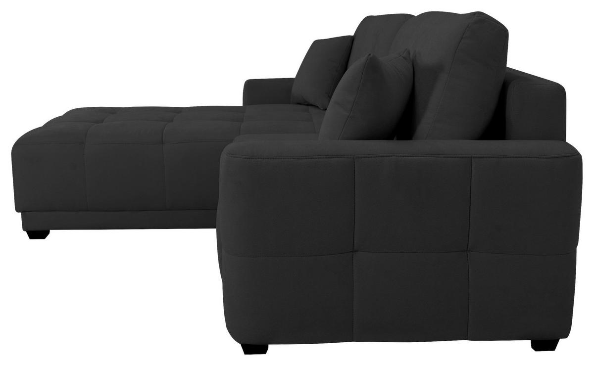 Ecksofa Mount Anthrazit S: 237x186 cm - Anthrazit, Design, Textil (237/186cm) - MID.YOU