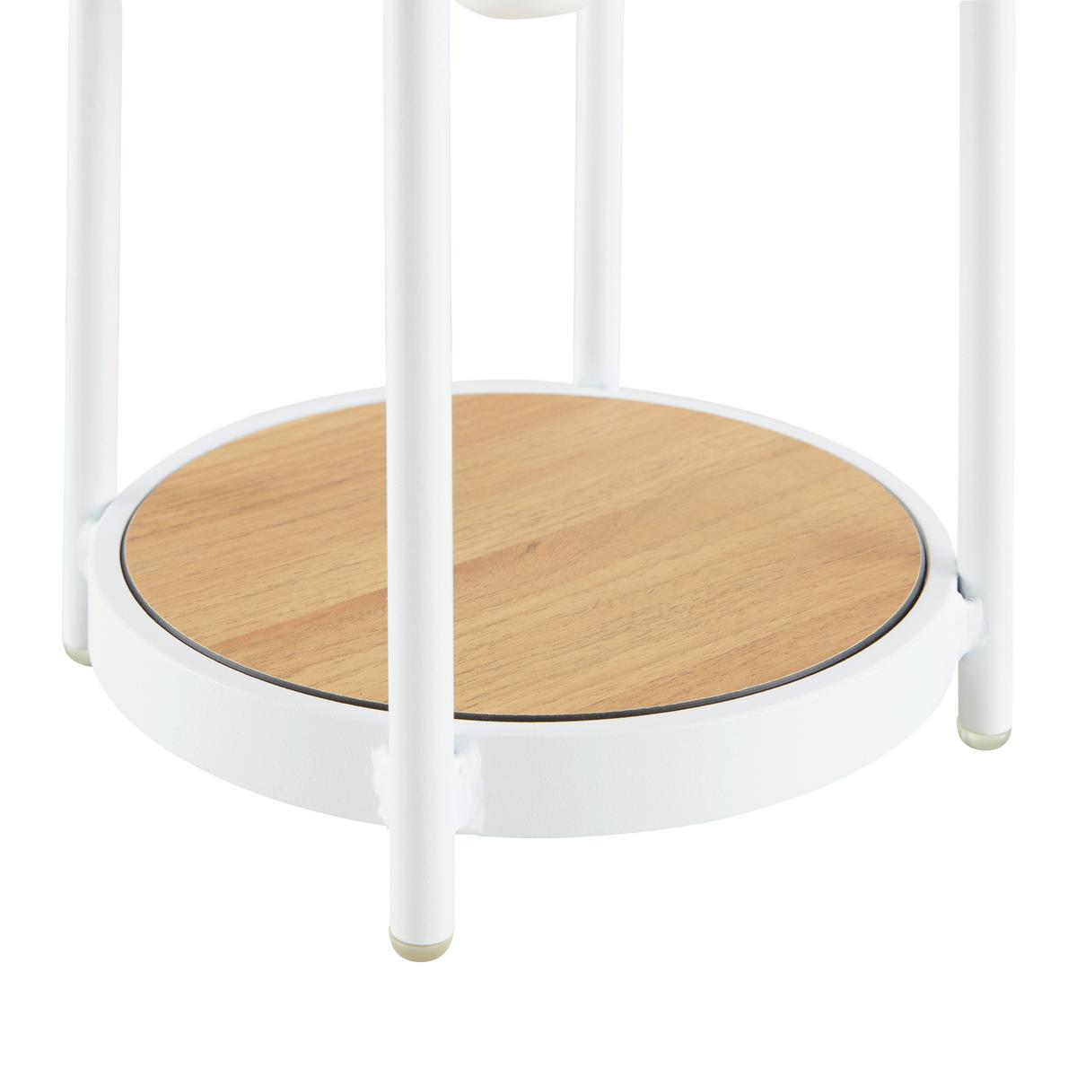 Solární svítidlo PIOLA bílé - bílá, Moderní, kov/plast (20/29/20cm) - Bessagi Garden