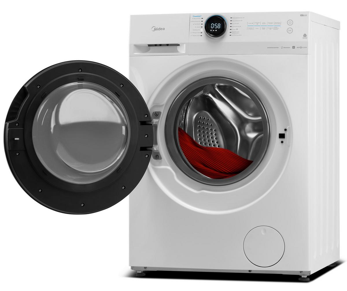 Waschmaschine Mf200W100wb-Wd - Weiß, Basics, Kunststoff/Metall (59,5/85/56,5cm) - Midea