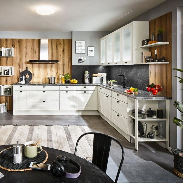 Einbauküchen Pn 435 Frei Planbar Landhausstil - Holzwerkstoff - Pino