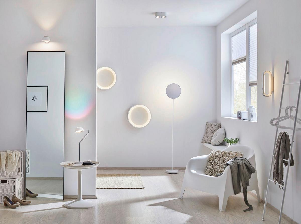 Led-deckenleuchte Ardora Ø 45 Cm, Dimmbar - Weiß, Design, Kunststoff/Metall (45/8,5cm) - Paulmann