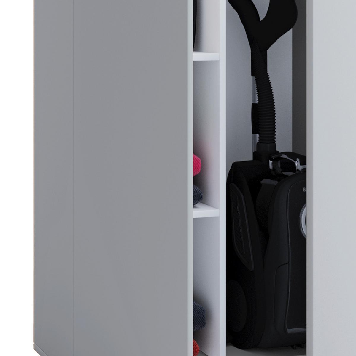Komoda Lona mini šedá - šedá, Basics, kompozitní dřevo/plast (70/105/39cm) - MID.YOU