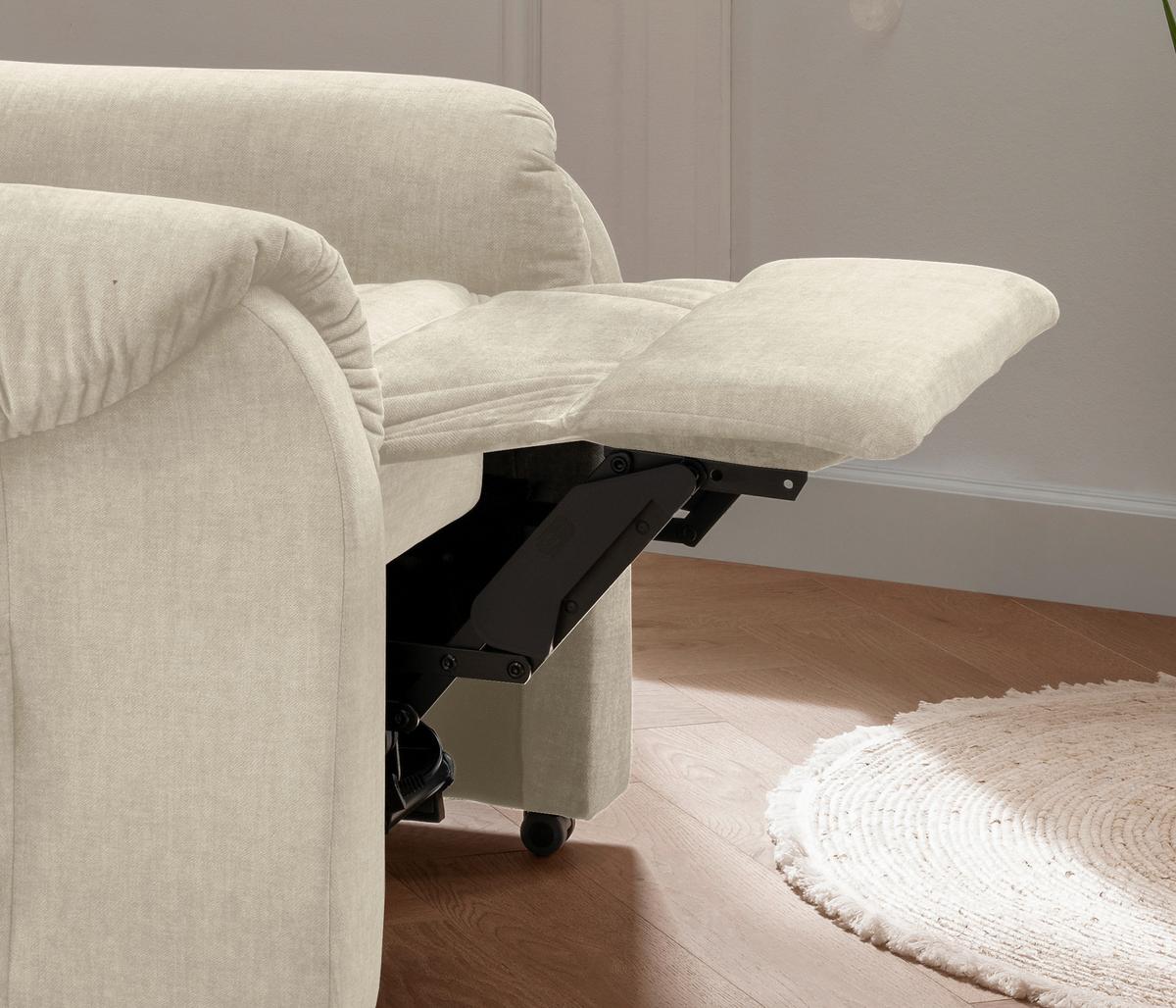 Fernsehsessel Nino Beige B: 78 Cm - Beige/Schwarz, Design, Textil (78/107/93cm) - Livetastic