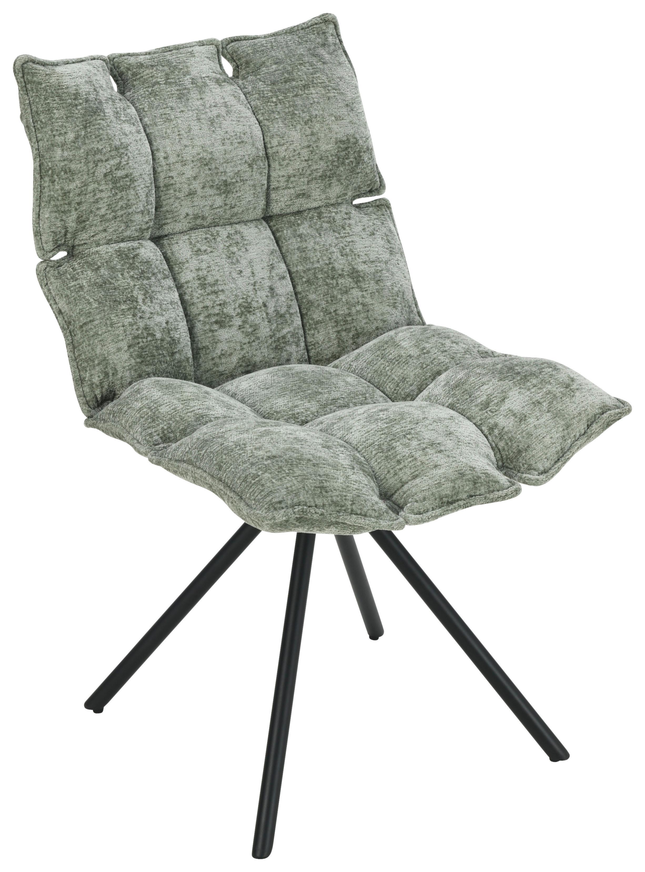 ŽIDLE CARLA - černá/mátově zelená, Trend, kov/dřevo (57/86/66cm) - Mömax