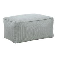 Taburetka CAROLINE, sivý menčester, max. 80 kg - sivá, Modern, textil (80/38/50cm) - Mömax