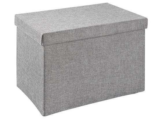 Uskladňovací Box Cindy - sivá, Moderný, textil (38/26/24cm) - Mömax modern living Uskladňovací Box Cindy - sivá, Moderný, textil (38/26/24cm) - Mömax modern living