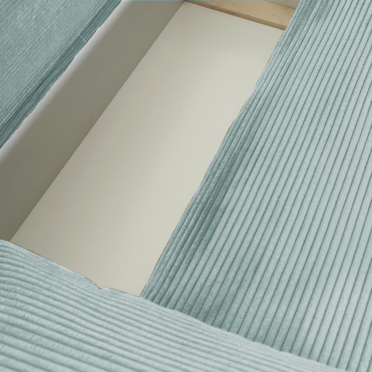 Ecksofa Cuty Mintgrün S: 266x180 cm - Schwarz/Mintgrün, KONVENTIONELL, Textil (266/180cm) - MID.YOU