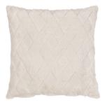 Zierkissen Kirsten 43x43 cm Polyester Weiß mit Zipp - Weiß, ROMANTIK / LANDHAUS, Textil (43/43cm) - James Wood