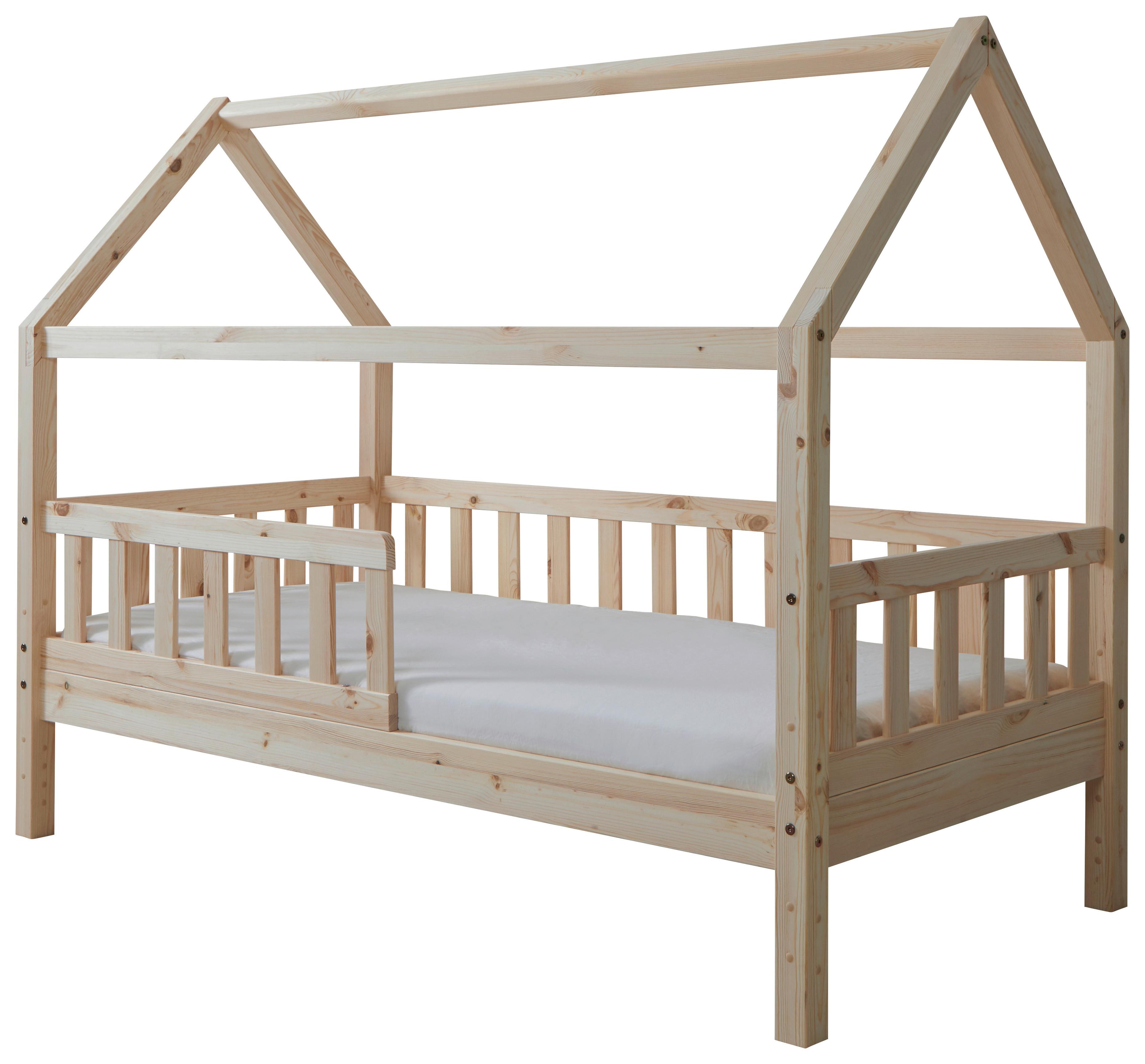 Hausbett Kay - Naturfarben, MODERN, Holz/Textil (80/160cm) - MID.YOU